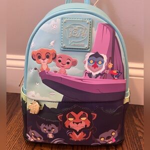 NWT! Pop by Loungefly mini Lion King backpack